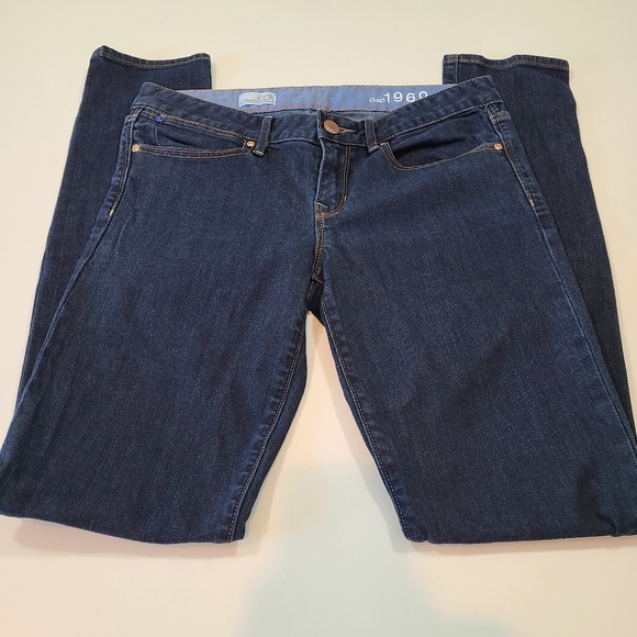 Gap 1969 Always Skinny Dark Wash Jeans in Size 29/8L - Picture 1 of 8